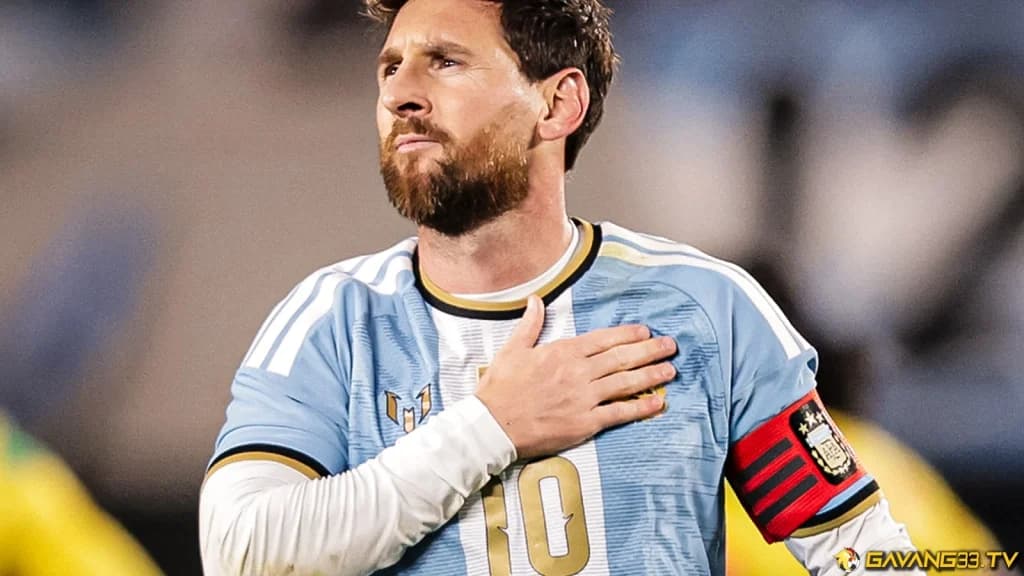 Lionel Messi trong màu áo đội tuyển Argentina