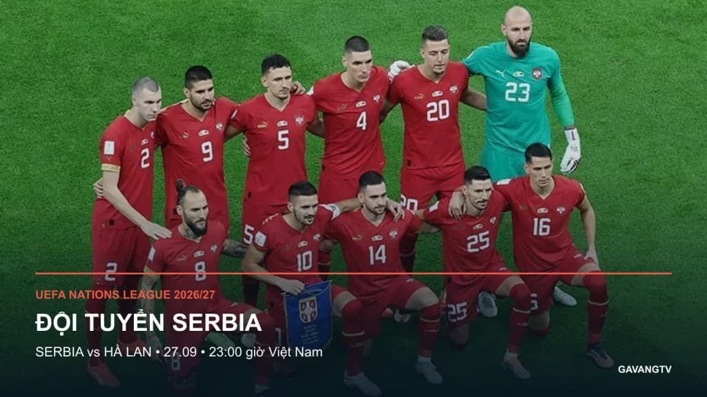 Ảnh tư liệu đội tuyển Serbia tại World Cup 2022